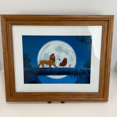 -122- DISNEY | Lion King Commemorative Lithograph Framed & Matted