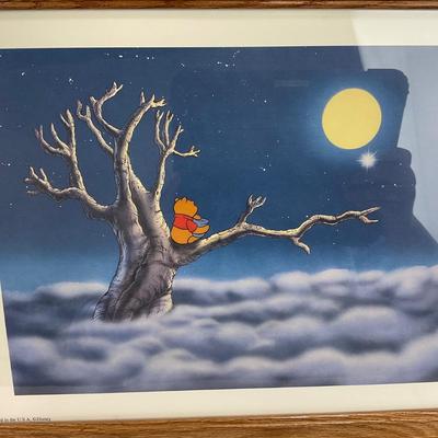 -127- DISNEY | Winnie The Pooh Commemorative Print Framed