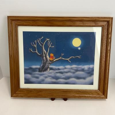-127- DISNEY | Winnie The Pooh Commemorative Print Framed