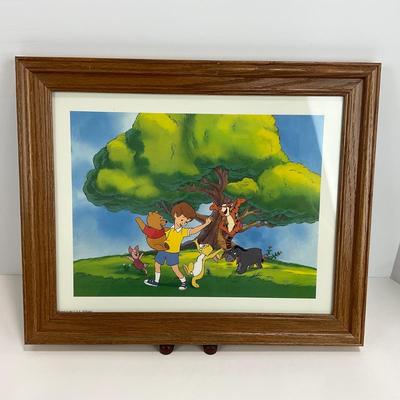 -128- DISNEY | Winnie The Pooh Commemorative Print Framed