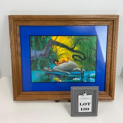 -130- DISNEY | The Jungle Book Commemorative Lithograph Framed & Matted