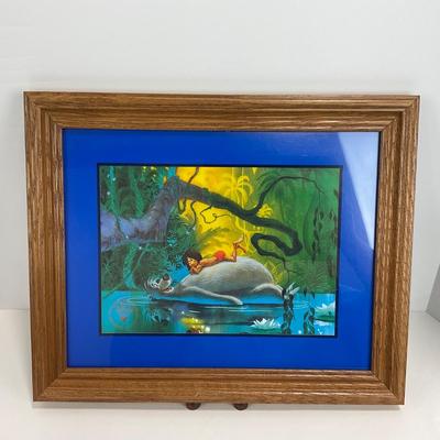 -130- DISNEY | The Jungle Book Commemorative Lithograph Framed & Matted