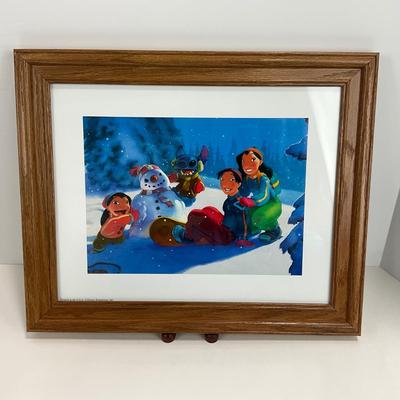 -132- DISNEY | Lilo & Stitch Commemorative Print Framed