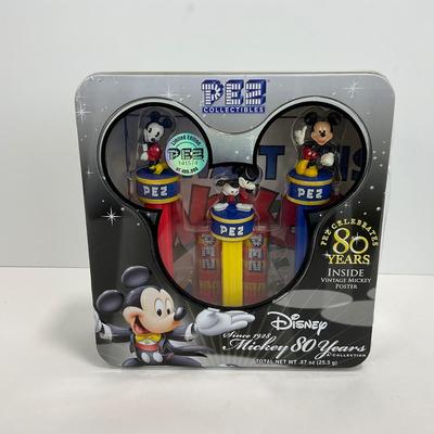 -134- COLLECTIBLE | Disney Mickey Mouse 80 Years Pez Tin