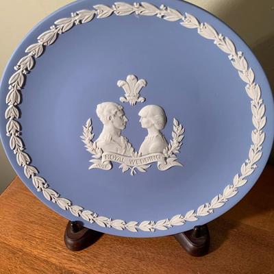 Wedgwood Royal Family / Wedding 8â€ Jasperware Plates