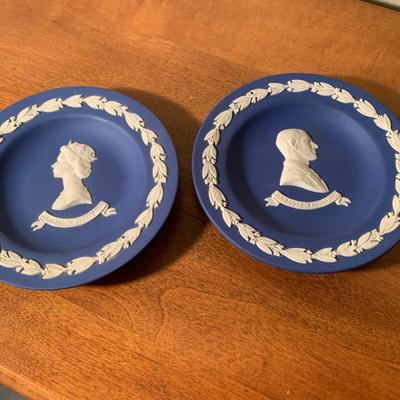 Wedgwood Jasperware 4.5â€ Royal Family Small Plates