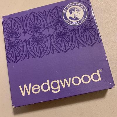 1981 Wedgwood Jasperware Royal Wedding Small Plate In Box w paperwork