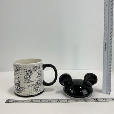 -138- KITCHEN | Mickey Mouse Bowls & Covered Mug