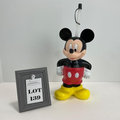 -139- KITCHEN | Mickey Mouse Kids Drink Bottle With Straw