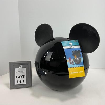 -143- KITCHEN | Mickey Mouse Condiment Caddy NWT
