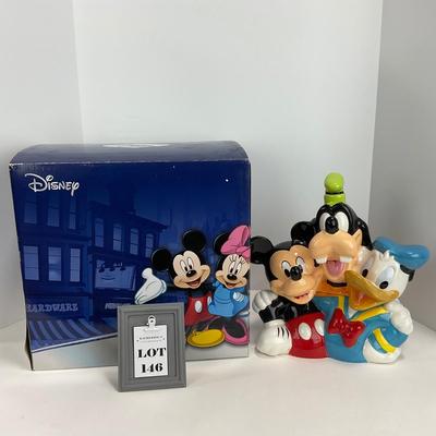 -146- KITCHEN | Disneys Mickey Mouse, Goofy, & Donald Duck Cookie Jar