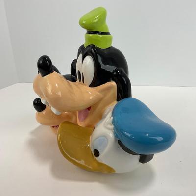 -146- KITCHEN | Disneys Mickey Mouse, Goofy, & Donald Duck Cookie Jar