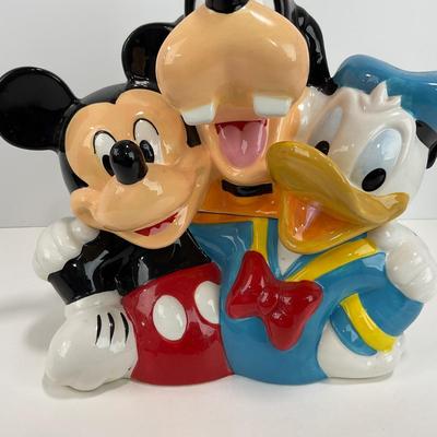 -146- KITCHEN | Disneys Mickey Mouse, Goofy, & Donald Duck Cookie Jar