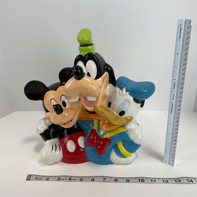 -146- KITCHEN | Disneys Mickey Mouse, Goofy, & Donald Duck Cookie Jar