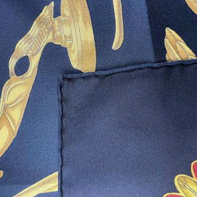 136 Authentic HERMÃˆS Carre 90 Silk Scarf Les Parures Du Vent by Joachim Metz 1991 Reissued in 1998