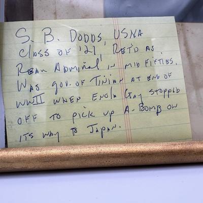 Naval Academy Photo. Class of 1921 (See Description)