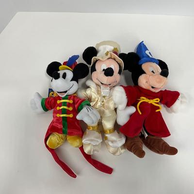 -154- PLUSH | Mickey Mouse NWT Sorcerer, Victorian, & 100 Years Of Magic