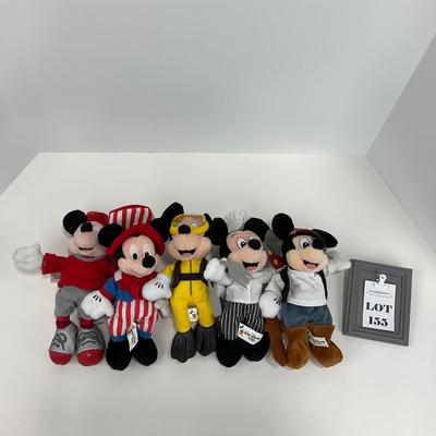 -155- PLUSH | Mickey Mouse NWT Pirate, Chef, Diving, Uncle Sam, & Director