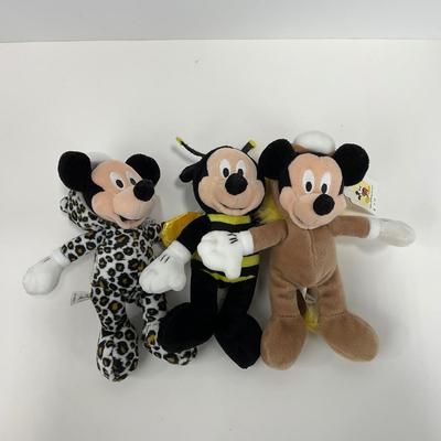 -156- PLUSH | Mickey Mouse NWT Lion, Bee, & Leopard