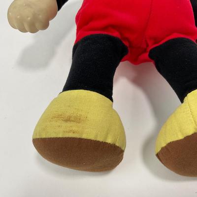 -158- TOY | Disney Marching Mickey Mouse 1975 Hasbro Plush