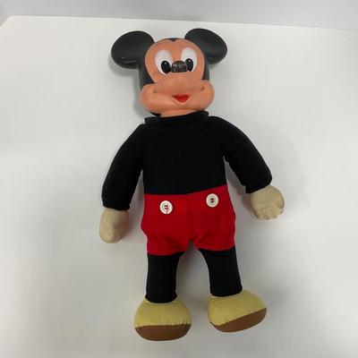 -158- TOY | Disney Marching Mickey Mouse 1975 Hasbro Plush