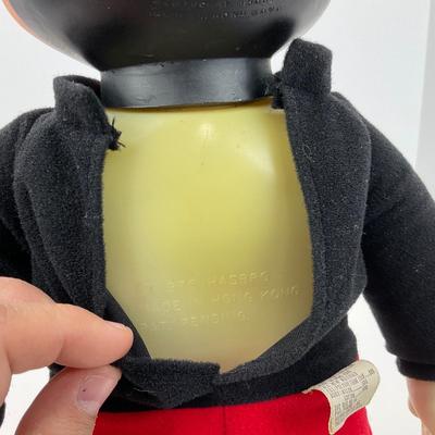 -158- TOY | Disney Marching Mickey Mouse 1975 Hasbro Plush