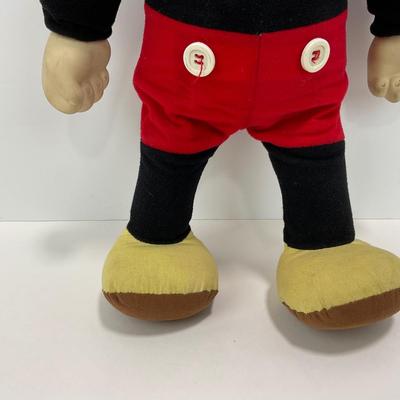-158- TOY | Disney Marching Mickey Mouse 1975 Hasbro Plush
