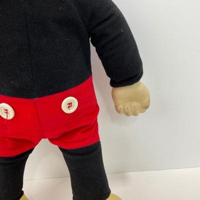 -158- TOY | Disney Marching Mickey Mouse 1975 Hasbro Plush