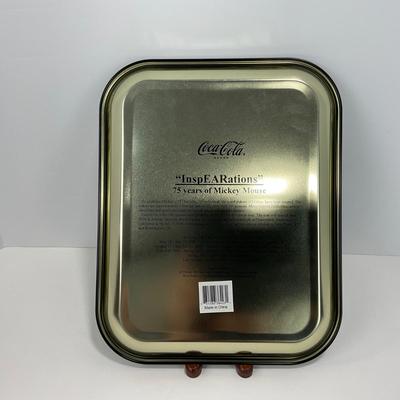 -161- COLLECTIBLE | InspEARations 75 Years Mickey Mouse Coca Cola Tray