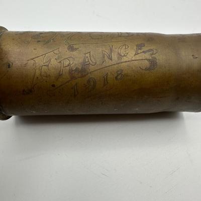 WW1 Trench Art Signed.