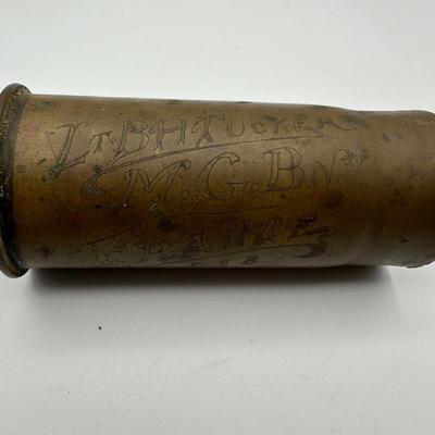 WW1 Trench Art Signed.