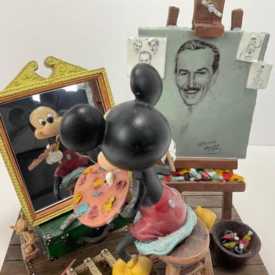 -167- DISNEY | Charles Boyer Mickey Mouse Self-Portrait Figure