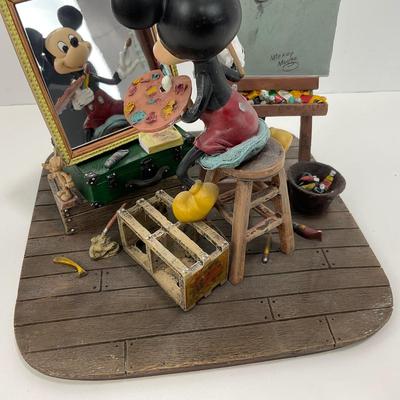 -167- DISNEY | Charles Boyer Mickey Mouse Self-Portrait Figure