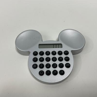 -169- DESK | Mickey Mouse Ink/Notepad Holder & Calculator