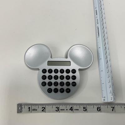-169- DESK | Mickey Mouse Ink/Notepad Holder & Calculator