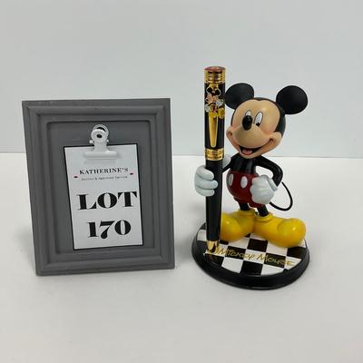-170- COLLECTIBLE | Mickey Mouse Pen Stand Danbury Mint