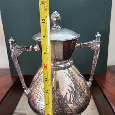 Vintage Ornate Hot Water Urn Taunton Silverplate co. 900