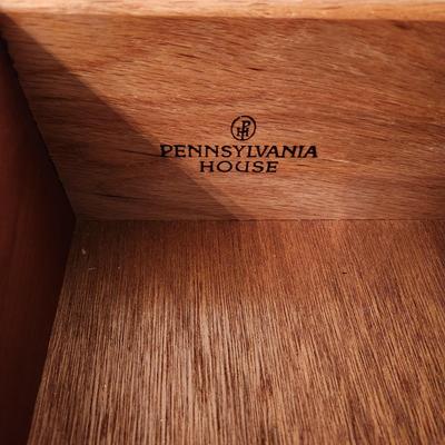 Pennsylvania House Furniture Solid Wood Cherry Server Bar Cart