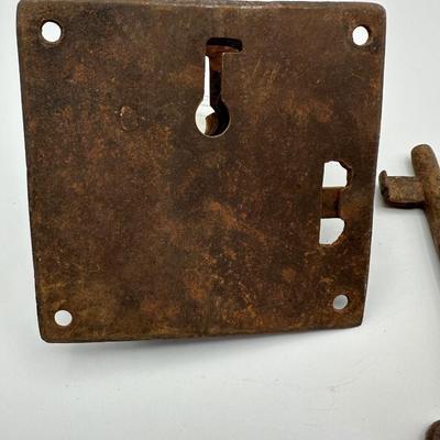 Antique Door Latch / Key