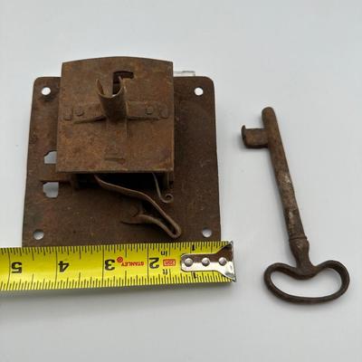 Antique Door Latch / Key