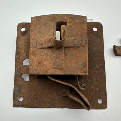 Antique Door Latch / Key