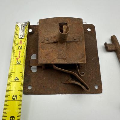 Antique Door Latch / Key