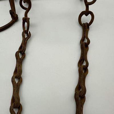 1800s Hand Forged Spanish Horse Ring Bits