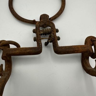1800s Hand Forged Spanish Horse Ring Bits