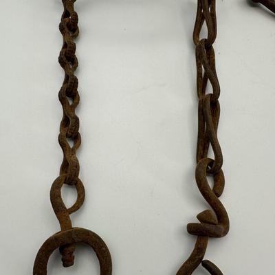 1800s Hand Forged Spanish Horse Ring Bits