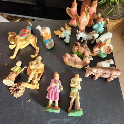 Vintage Nativity figurines Japan Germany