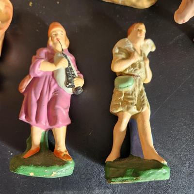 Vintage Nativity figurines Japan Germany