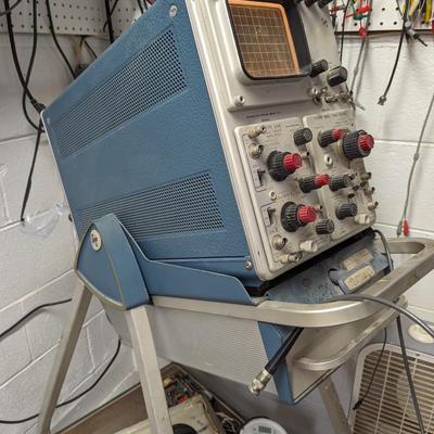 Tektronix Type 561B Oscilloscope on rolling stand