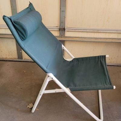 Folding Green Lawn Chair