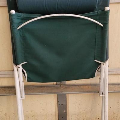 Folding Green Lawn Chair